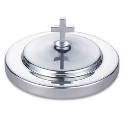 Christian Brands Church Supply KC161 Polished Aluminum Bread Plate Cover 