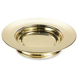 Christian Brands Church Supply KS719 Solid Brass Stacking Bread Plate 