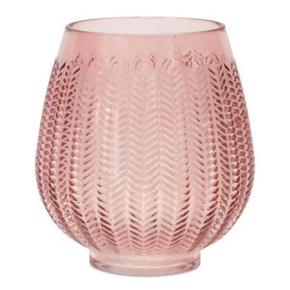 Melrose International 85502DS 7 x 8 in. Glass Vase 