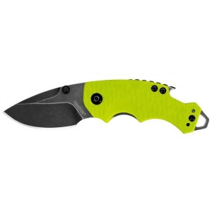 Kershaw 8700Limebw Shuffle Folding Knife with Black Wash Finish Lime - All