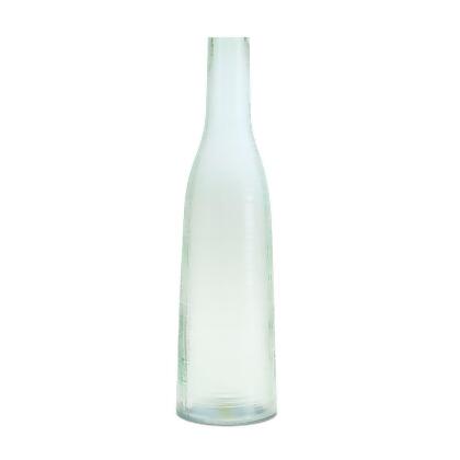 Melrose International 88258DS Glass Bottle Vase, Green - Set of 4 