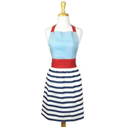 Design Imports Striped Skirt Apron 