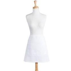 Design Imports White Waist Apron Set of 2 