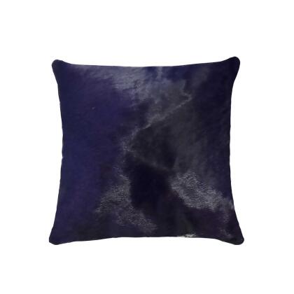 HomeRoots 316653 18 in. Cowhide Pillow - Purple 