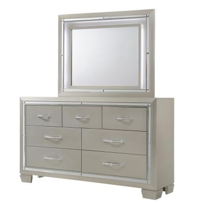 Picket House Furnishings Glamour Dresser & Mirror Set 