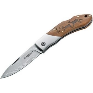 Magnum 327174 Caveman Damascus Pocket Knife - All