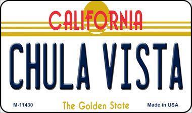 Smart Blonde M-11430 3.5 x 2 in. Chula Vista California Novelty Metal Magnet 