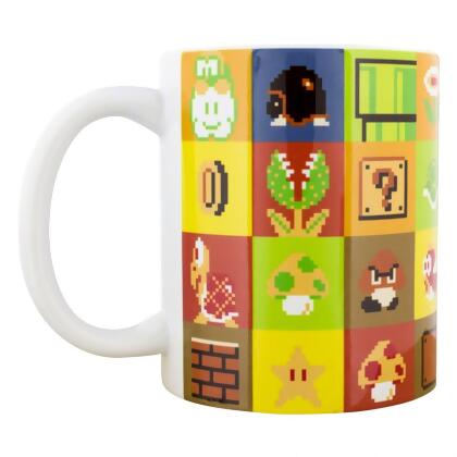 Super Mario Bros 884469 Bros Items & Enemies 11 oz Ceramic Mug 