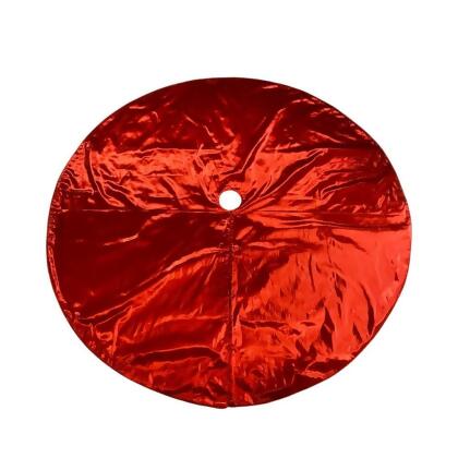 Vickerman QTX24012 72 in. Metallic Christmas Tree Skirt, Red 