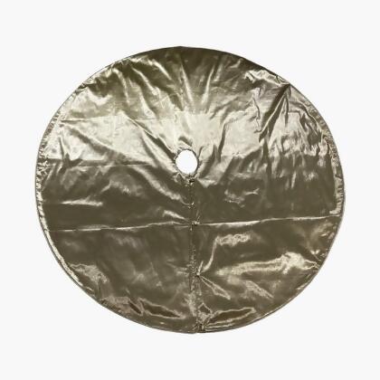 Vickerman QTX24042 72 in. Metallic Christmas Tree Skirt, Gold 