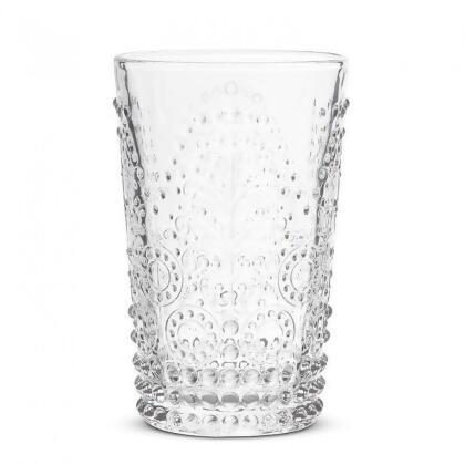 MDR Trading Inc. AB-27-CHARLOTTE-HB_Q01 Lacework Pattern Highball Glass 
