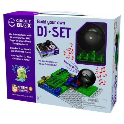 E-Blox EBXCB1153 Circuit Blox Build Your Own DJ Set Card Game 