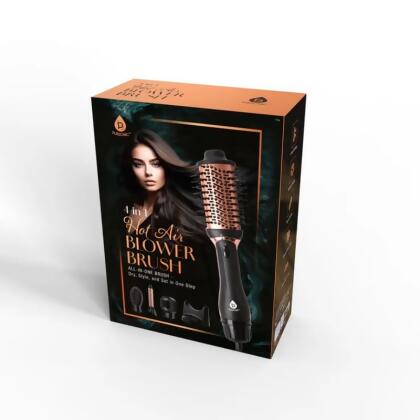 Pursonic TCA1940 4-in-1 Hot Air Hair Styling Blower Brush 