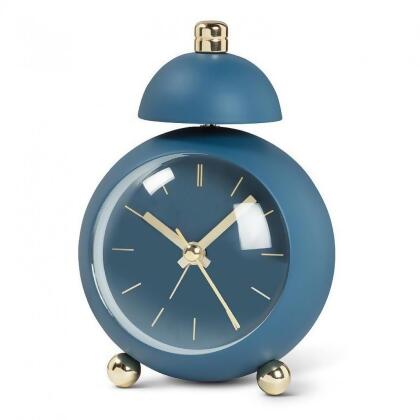 MDR Trading Inc. AB-27-TIKTOK-027-BLU Blue With Bell Ball Alarm Clock 