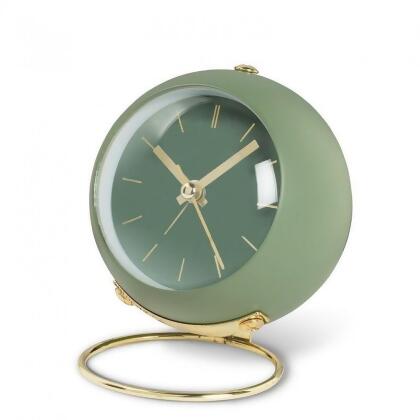 MDR Trading Inc. AB-27-TIKTOK-203-GRN Green Ball With Gold Loop Stand Alarm Clock 