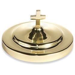 Christian Brands Church Supply KS720 Solid Brass Bread Plate Cover 