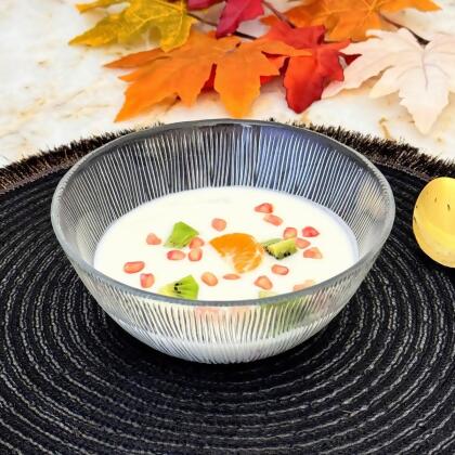 Ramart Studio Glass R1701-0 6.5 in. Cascata Salad Bowl Set 