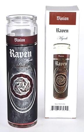 AzureGreen CJRAV 90 Hr. Raven Myrrh Jar Candle 