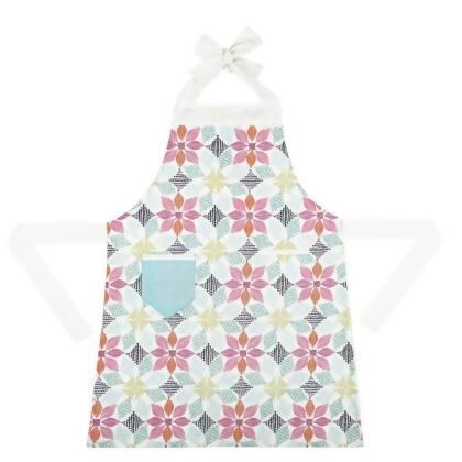 Peking Handicraft 02KS65C 22 x 30 in. Aztec Blooms Apron, Multi Color - Pack of 2 