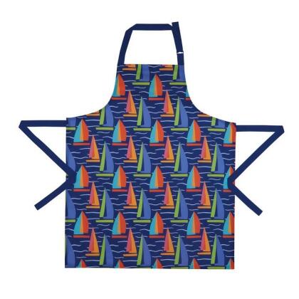 Peking Handicraft 02KN363C 22 x 30 in. Full Sail Apron, Multi Color - Pack of 2 
