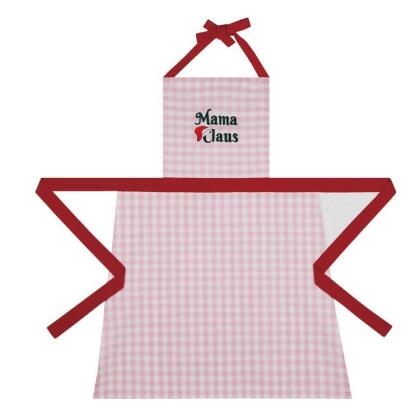 Peking Handicraft 02AV104C 28 x 34 in. Mama Claus Apron, Multi Color - Pack of 2 