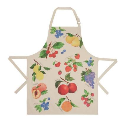 Peking Handicraft 02SER615C 28 x 34 in. Fruit Cotton Apron, Multi Color - Pack of 2 