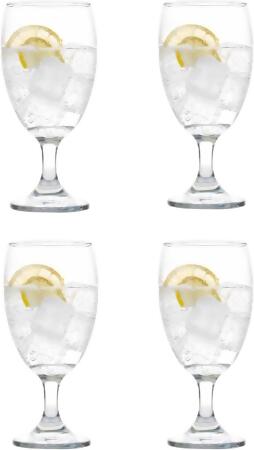 Epure B08852CXRL1 epure Cremona Collection 12 Piece Water Goblet Glass Set - Strong Stemmed Glasses For Drinking Water, Juice, Wine, Mixed Drinks, and Cocktails (Water Goblet (13.5 oz)) 
