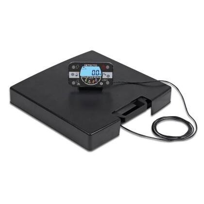 Detecto Detecto-APEX-AT-AC APEX Portable Athletic Scale with Remote Indicator Scale & AC Adapter 600 lbs & 300 kg 