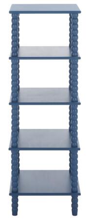 Safavieh ETG5703E 15.7 x 15.7 x 45.7 in. Dilyn 5 Tier Shelving Unit - Blue 