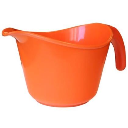 Reston Lloyd Melamine Batter Bowl with Pour Spout and Detachable Handle - Orange 