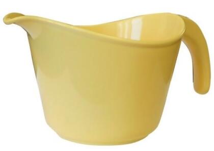Reston Lloyd Melamine Batter Bowl with Pour Spout and Detachable Handle - Lemon 