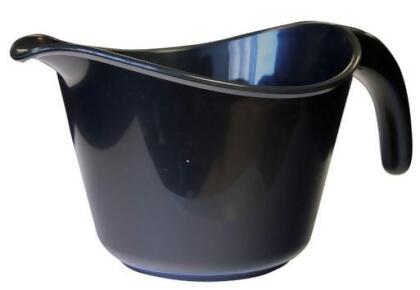 Reston Lloyd Melamine Batter Bowl with Pour Spout and Detachable Handle - Black 