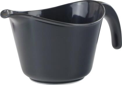 Reston Lloyd Melamine Batter Bowl with Pour Spout and Detachable Handle - Charcoal 
