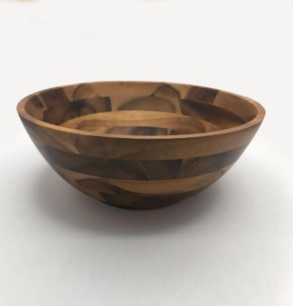 ZavisGreen ZG-660710 10 in. Dia. Acacia Round Bowl Set of� 24 