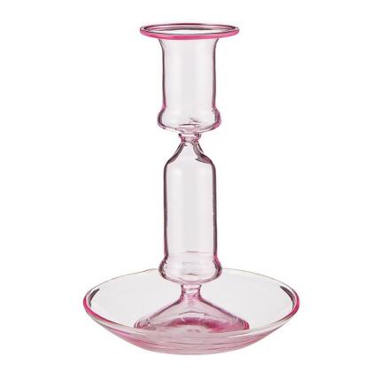 47th & Main DMR462 4.5 x 10 in. Light Pink Taper Candleholder 