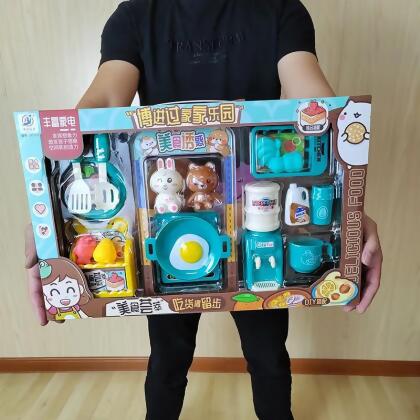 UNO1RC NM58634 Children Simulation Kitchen Toy Play House Water Dispenser Induction Cooker Toy Female Role-Playing Set Color Random Delivery 