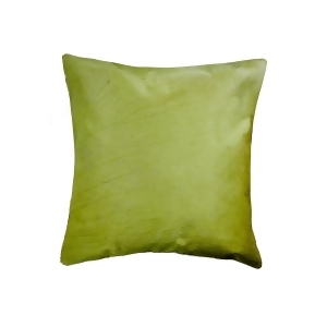 UPC 676685000064 product image for Natural Home Decor 676685000064 Torino Cowhide Pillow, 1-Piece, Lime, 18