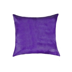 UPC 676685000088 product image for Natural Home Decor 676685000088 Torino Cowhide Pillow, 1-Piece, Purple, 18