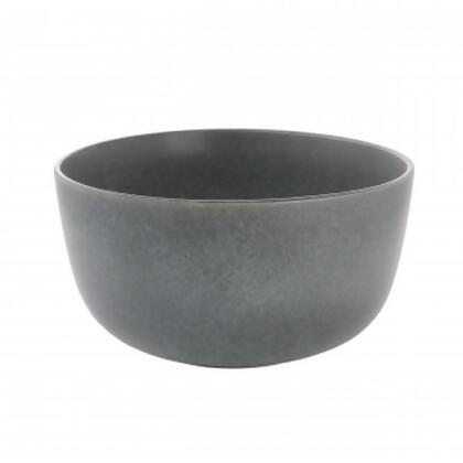 Our Table 133173.01 9.2 in. Landon Sto are Round High Serving Bowl, Truffle 