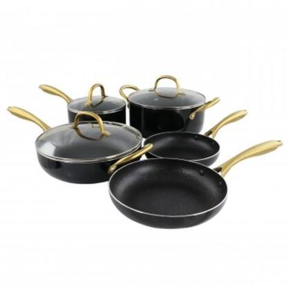 Gibson Home 82623.12RR Ellsworth Aluminum Nonstick Cookware Set - 12 Piece 