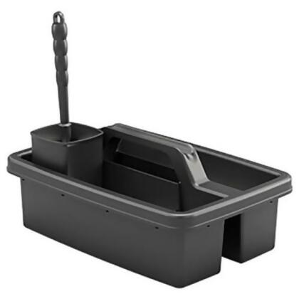 Suncast B2281317 Toilet Brush Carry Caddy for Commercial Housekeeping Carts, Black 