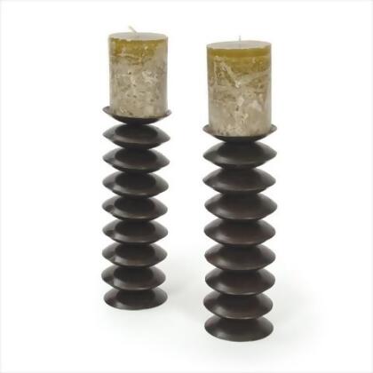 Deco Home Disc Candlesticks 