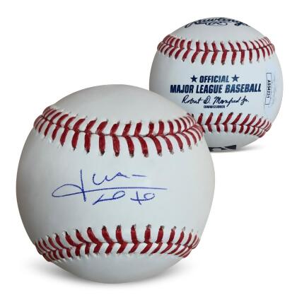 Powers Sports Memorabilia 114179171 Juan Soto Autographed MLB Signed Baseball JSA COA with UV Display Case 