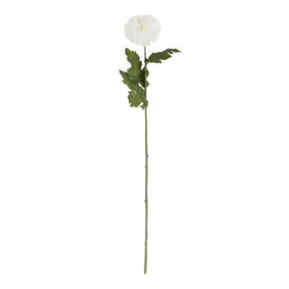 Saro Lifestyle FL840.W 30 in. Dahlia Stem Floral Accent, White - Set of 12 