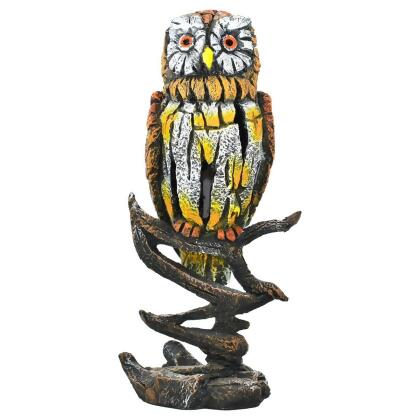 Lifestyle Brands 676685054265 Adam & Friends Home Decor Stone Resin Wilderness Statue Sculpture | 1-Piece | Owl 