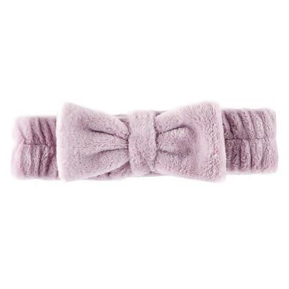 Bella Apparel P2402 Plush Bow Headband, Lilac Ash 