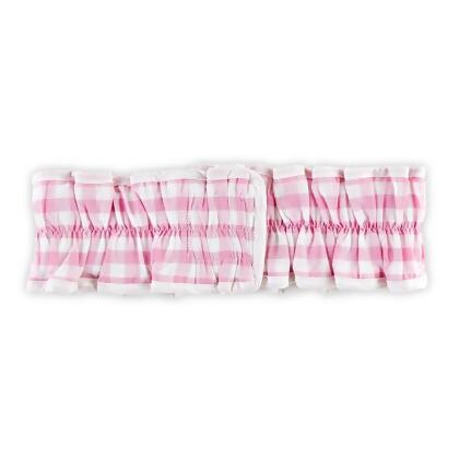 Bella Apparel HB-PG Spa Headband, Pink Gingham 