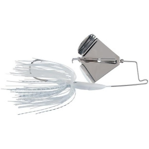 Gsm Fishing Ctbb38-115-nl Buzzerk 0.375 oz White with Neck Blade Fishing Lure - All