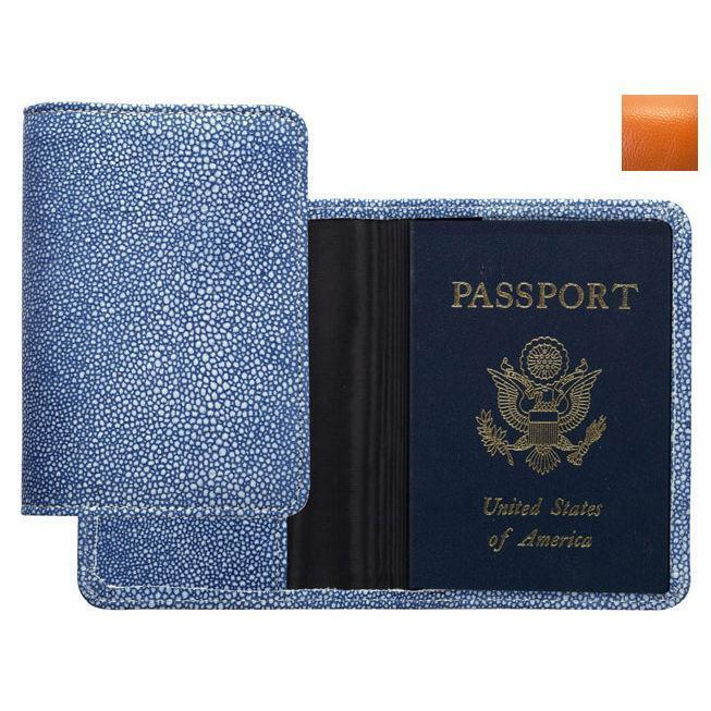 Raika RO 115 ORANGE Passport Cover - Orange