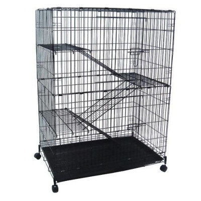YML CT52 4 Levels Small Animal Cage in Black 
